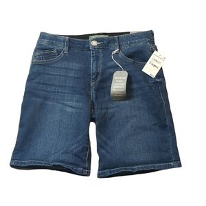 Wit & wisdom distressed denim shorts size 4